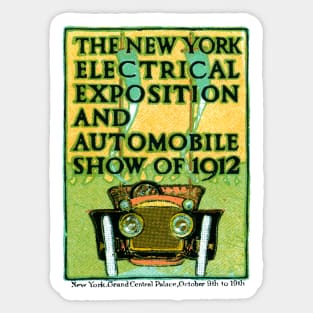 1912 Electric Expo and Auto Show Sticker